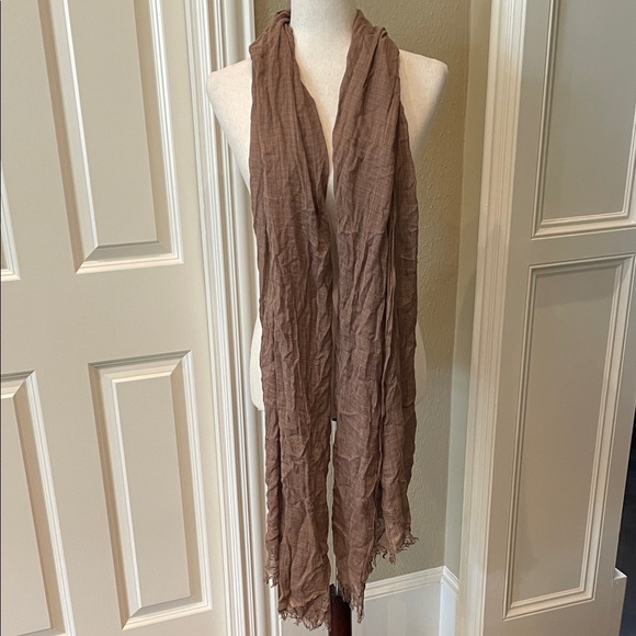 Abercrombie and Fitch Scarf Brown - Picture 4 of 5